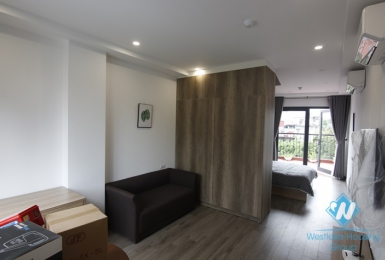 A nice studio with huge balcony for rent in Linh Lang, Ba Dinh